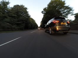 car on road